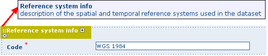 Reference system