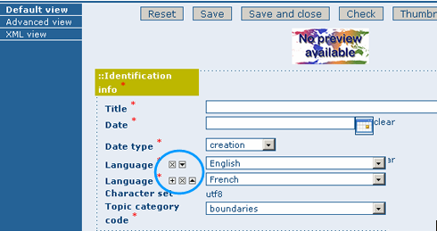 Describing multilingual data